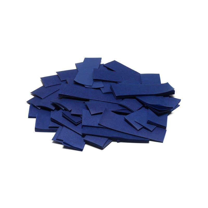 Coriandoli rettangolari a caduta lenta blu scuro 55x17mm - THE CONFETTI MAKER EFX-CON01DB