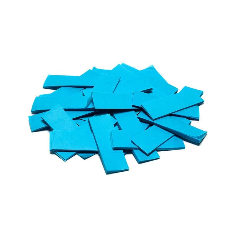 Coriandoli rettangolari a caduta lenta azzurro 55x17mm - THE CONFETTI MAKER EFX-CON01LB