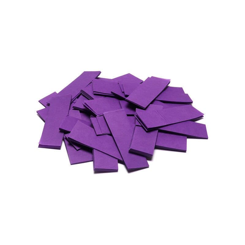 Coriandoli rettangolari a caduta lenta viola 55x17mm - THE CONFETTI MAKER EFX-CON01PR