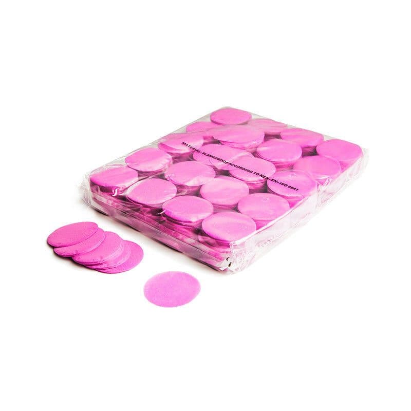 Coriandoli slowfall rotondi rosa in carta Ø55mm - THE CONFETTI MAKER EFX-CON02PK