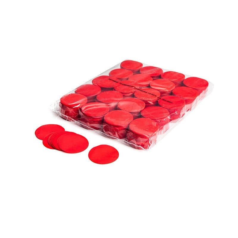 Coriandoli rotondi carta rossi Ø55 mm a caduta lenta - THE CONFETTI MAKER EFX-CON02RD
