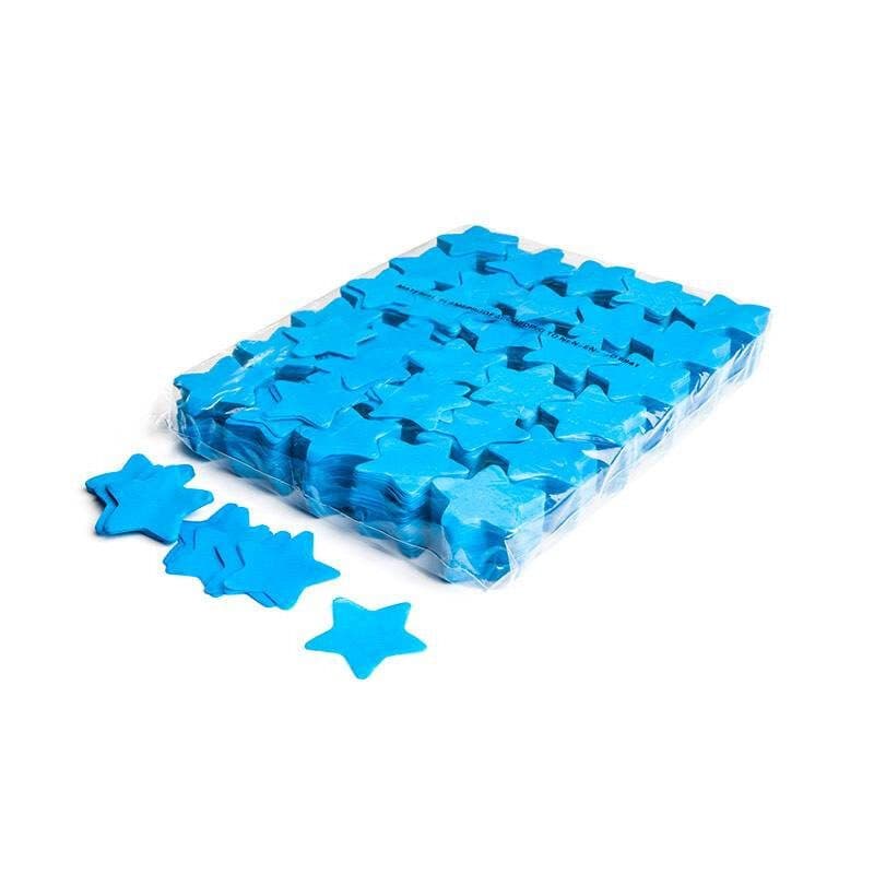 Coriandoli stella a caduta lenta azzurro carta Ø55mm - THE CONFETTI MAKER EFX-CON03LB