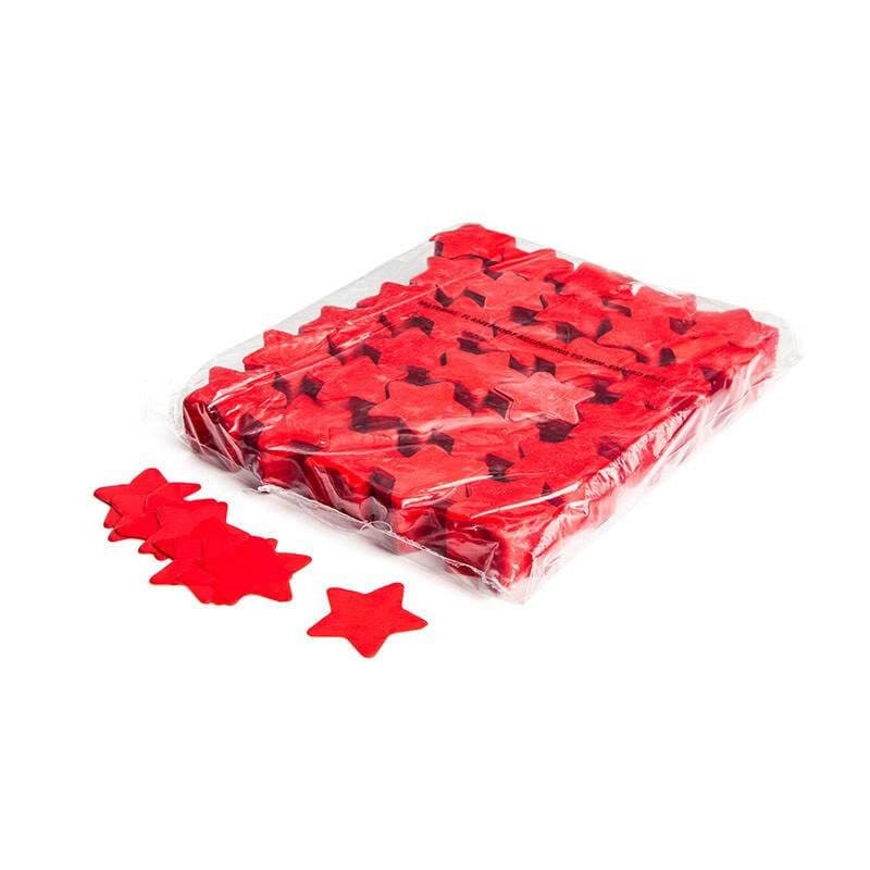 Coriandoli stella a caduta lenta rosso carta Ø55mm - THE CONFETTI MAKER EFX-CON03RD