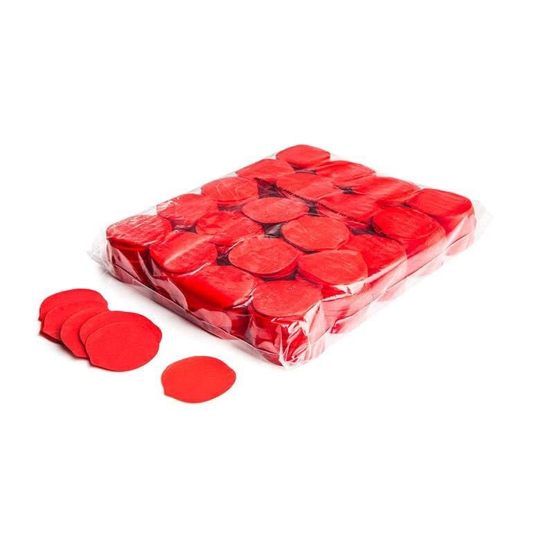 Coriandoli a caduta lenta petalo Ø55 mm rosso - THE CONFETTI MAKER EFX-CON05RD