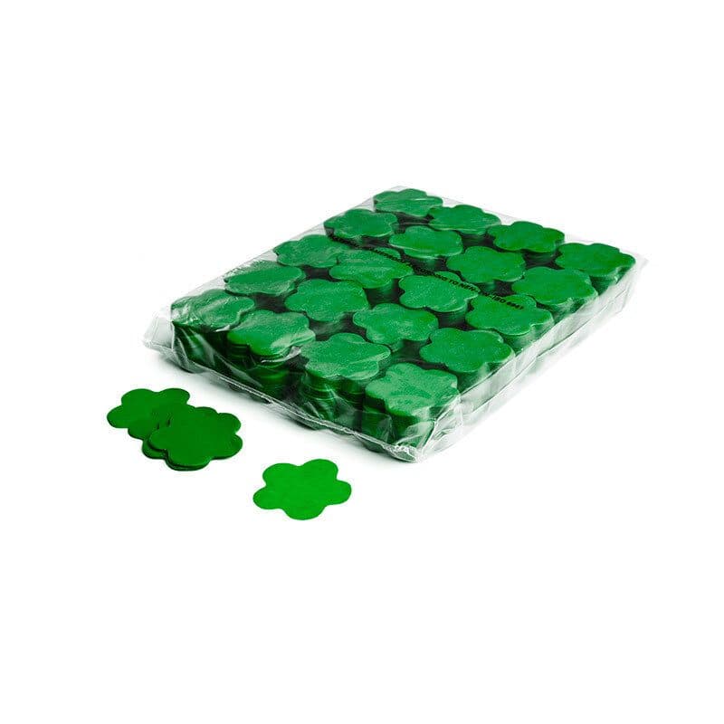 Coriandoli carta fiori verde scuro Ø55mm caduta lenta - THE CONFETTI MAKER EFX-CON06DG