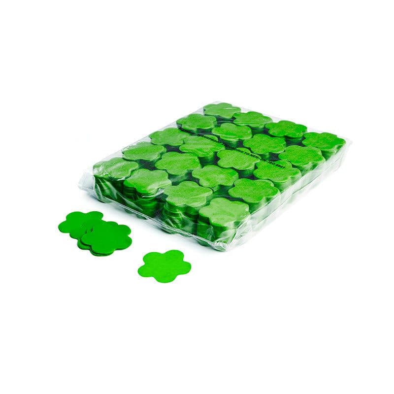 Coriandoli carta fiori verde chiaro Ø55mm caduta lenta - THE CONFETTI MAKER EFX-CON06LG
