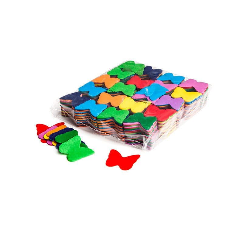 Coriandoli farfalla slowfall multicolor Ø55 mm carta - THE CONFETTI MAKER EFX-CON07MC