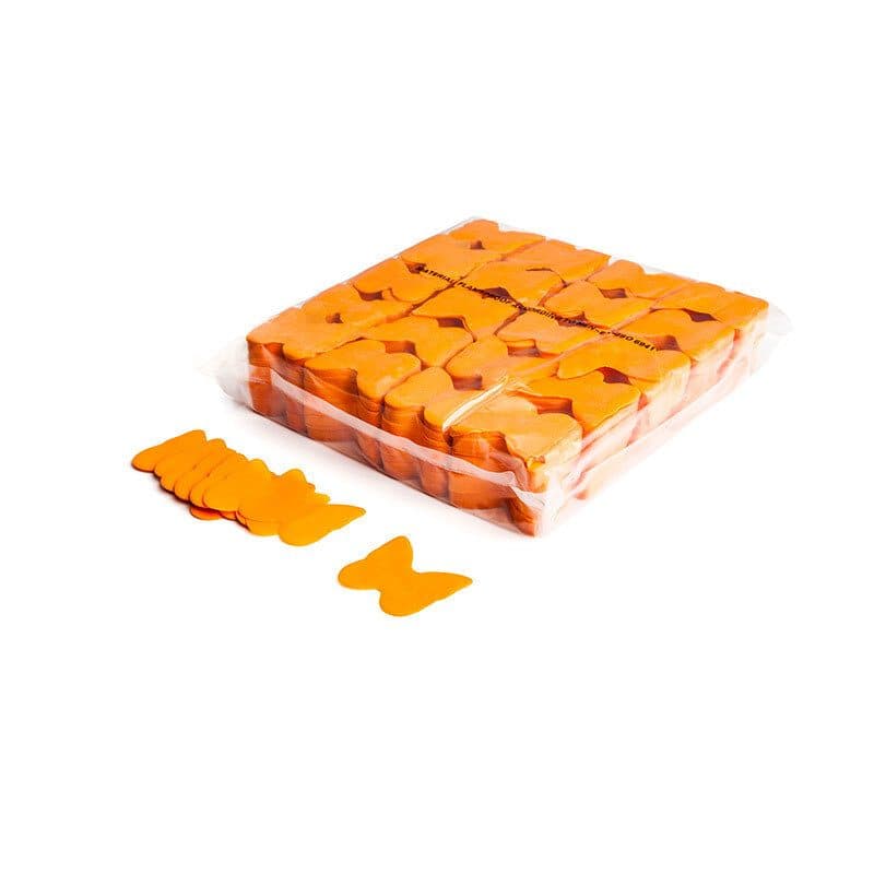 Coriandoli farfalla slowfall arancio Ø55 mm carta - THE CONFETTI MAKER EFX-CON07OR