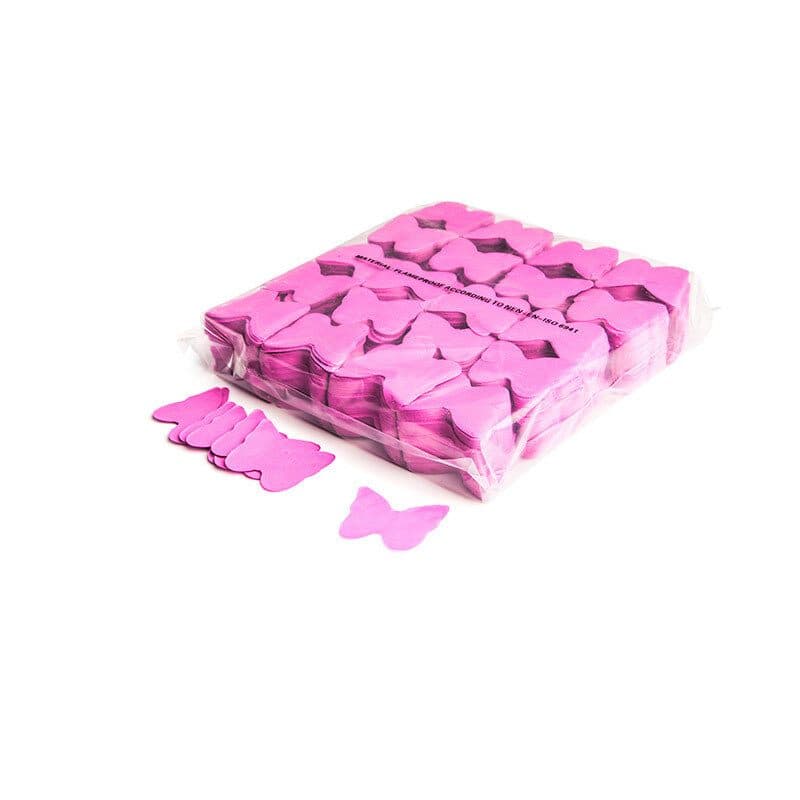 Coriandoli farfalla slowfall rosa Ø55 mm carta - THE CONFETTI MAKER EFX-CON07PK