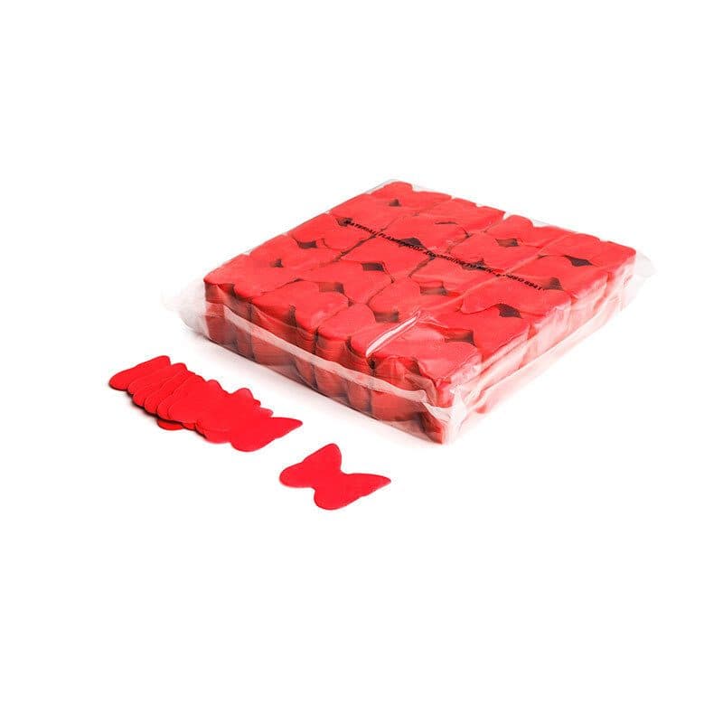 Coriandoli farfalla slowfall rossi Ø55 mm carta - THE CONFETTI MAKER EFX-CON07RD
