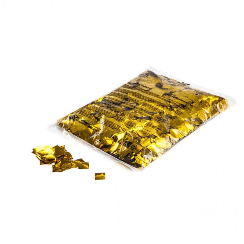 Metallic gold square slow-fall confetti 17x17 mm - THE CONFETTI MAKER EFX-CON11GL