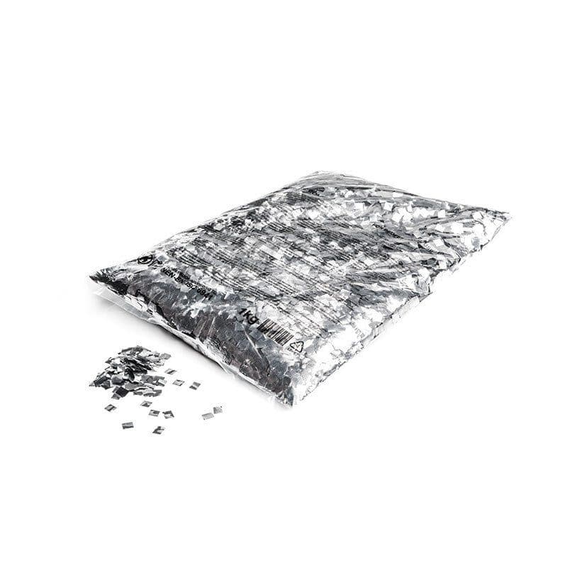 Confetti silver metallised drops G76 slow fall 6x6 mm - THE CONFETTI MAKER EFX-CON12SL