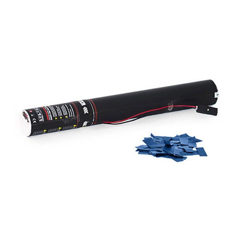 Cannone elettrico 50 cm coriandoli carta blu scuro - The Confetti Maker EFX-ECC01DB