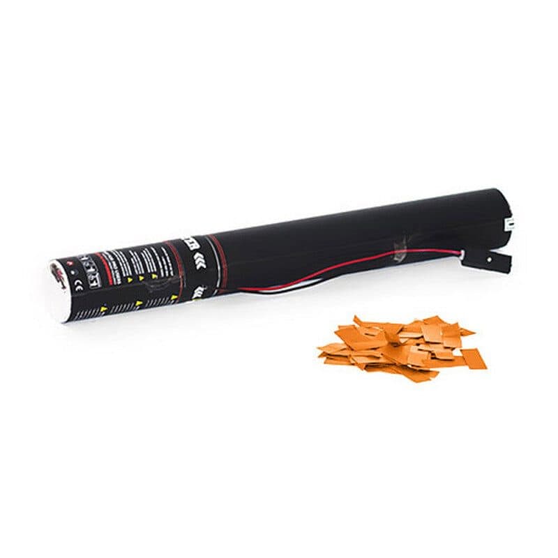 Cannone elettrico 50 cm coriandoli carta arancioni - The Confetti Maker EFX-ECC01OR