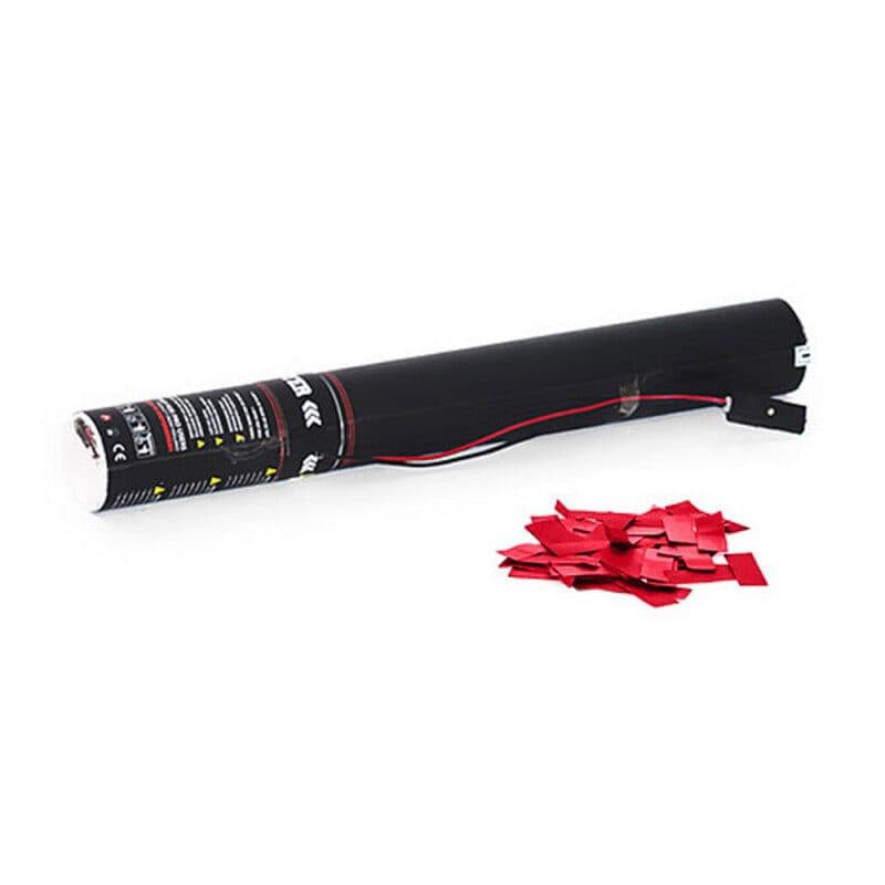Cannone elettrico 50 cm coriandoli carta rossi - The Confetti Maker EFX-ECC01RD