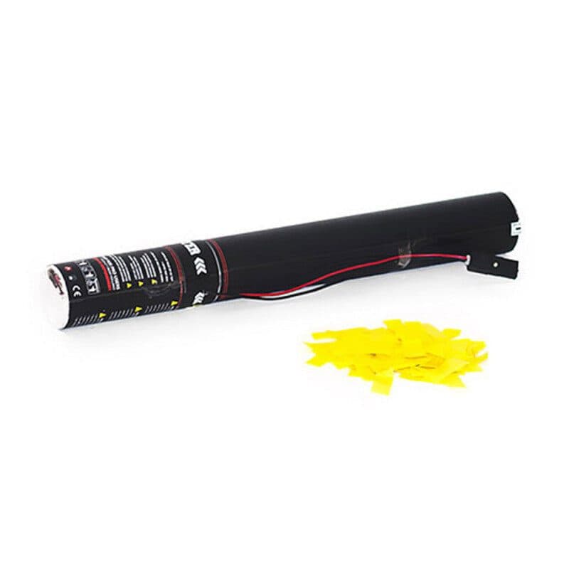 Cannone elettrico 50 cm coriandoli carta gialli - The Confetti Maker EFX-ECC01YL