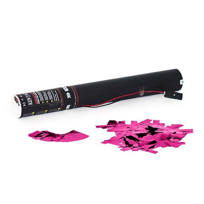 Cannone elettrico coriandoli metallizzati rosa 50cm - THE CONFETTI MAKER EFX-ECC03PK