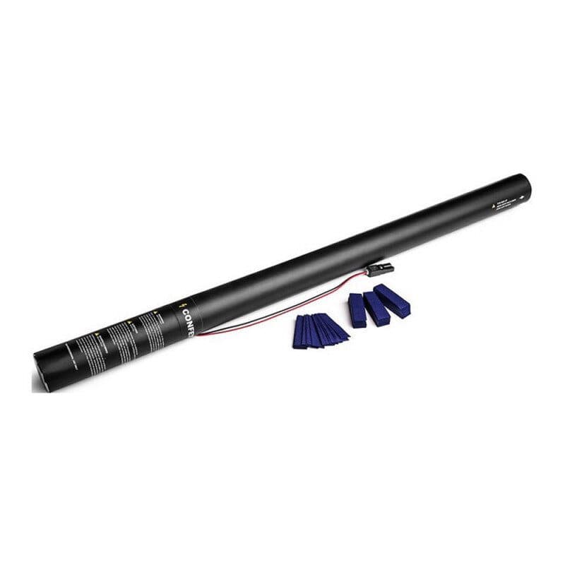 Electric confetti cannon 80 cm dark blue - THE CONFETTI MAKER EFX-ECC04DB