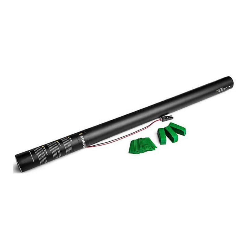 Electric confetti cannon 80 cm dark green - THE CONFETTI MAKER EFX-ECC04DG