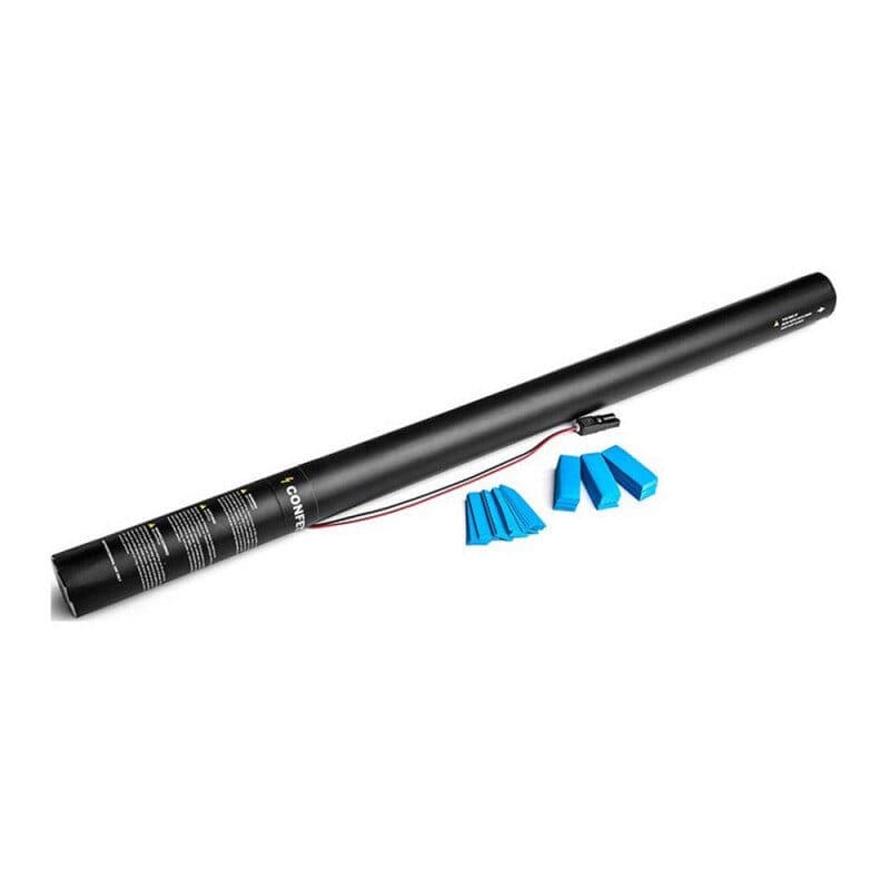 Electric confetti cannon 80 cm light blue - THE CONFETTI MAKER EFX-ECC04LB