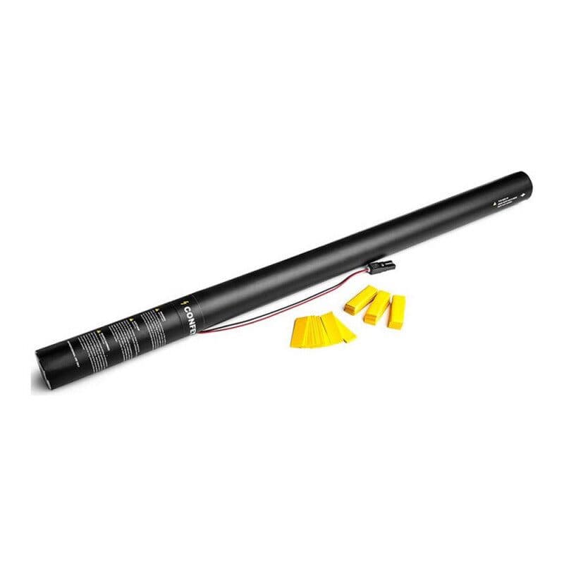 Electric yellow confetti cannon 80 cm - THE CONFETTI MAKER EFX-ECC04YL