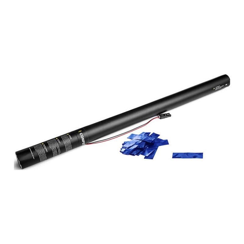 Tubo elettrico 80cm coriandoli metallizzati blu - THE CONFETTI MAKER EFX-ECC06DB