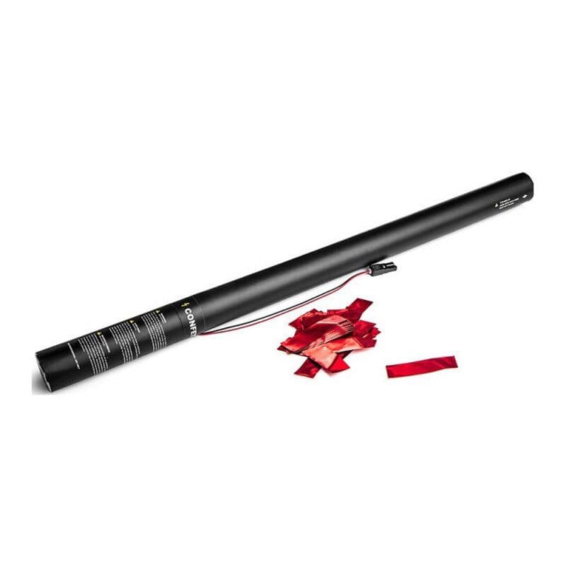 Tubo elettrico 80cm coriandoli metallizzati rosso - THE CONFETTI MAKER EFX-ECC06RD