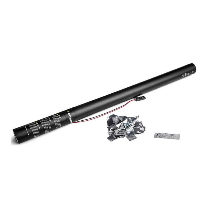 Cannone elettrico coriandoli metallizzati 80 cm argento - THE CONFETTI MAKER EFX-ECC06SL