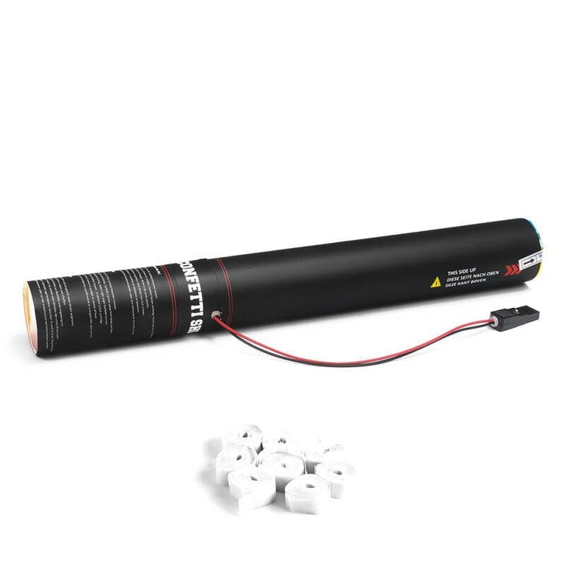 Cannone elettrico stelle filanti 50cm bianco carta - THE CONFETTI MAKER EFX-ES03WH