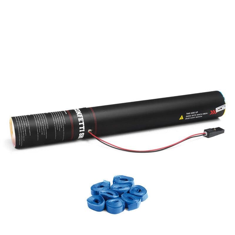 Cannone elettrico stelle filanti carta blu scuro 50 cm - THE CONFETTI MAKER EFX-ESC01DB