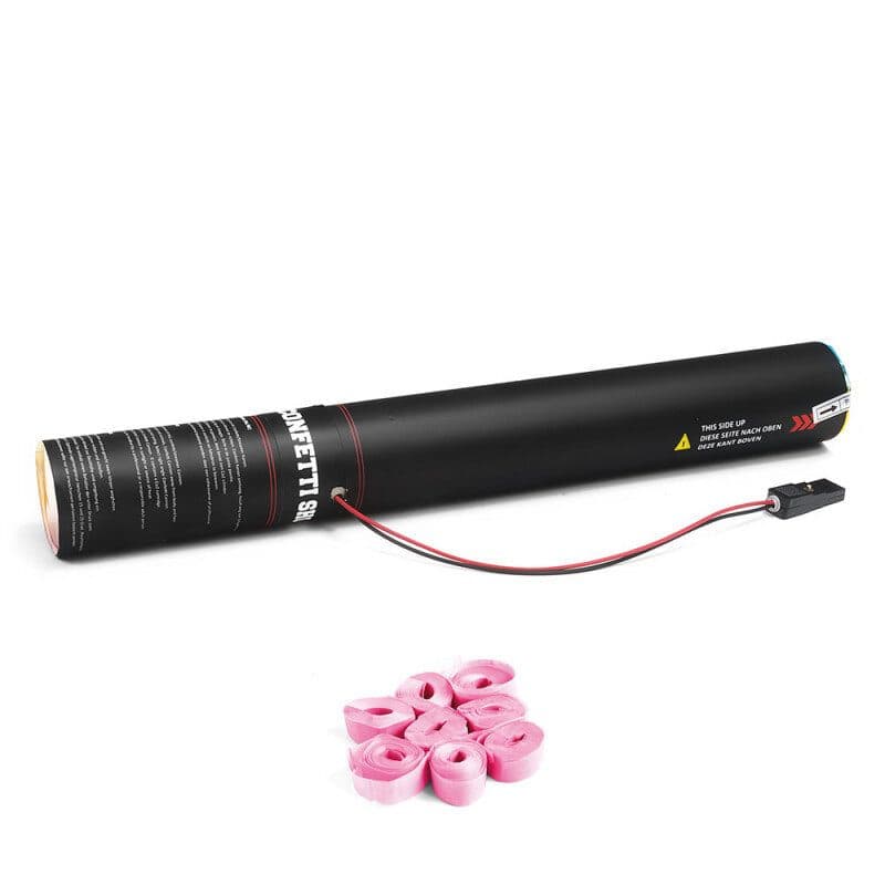 Cannone elettrico 50 cm stelle filanti rosa - THE CONFETTI MAKER EFX-ESC01PK