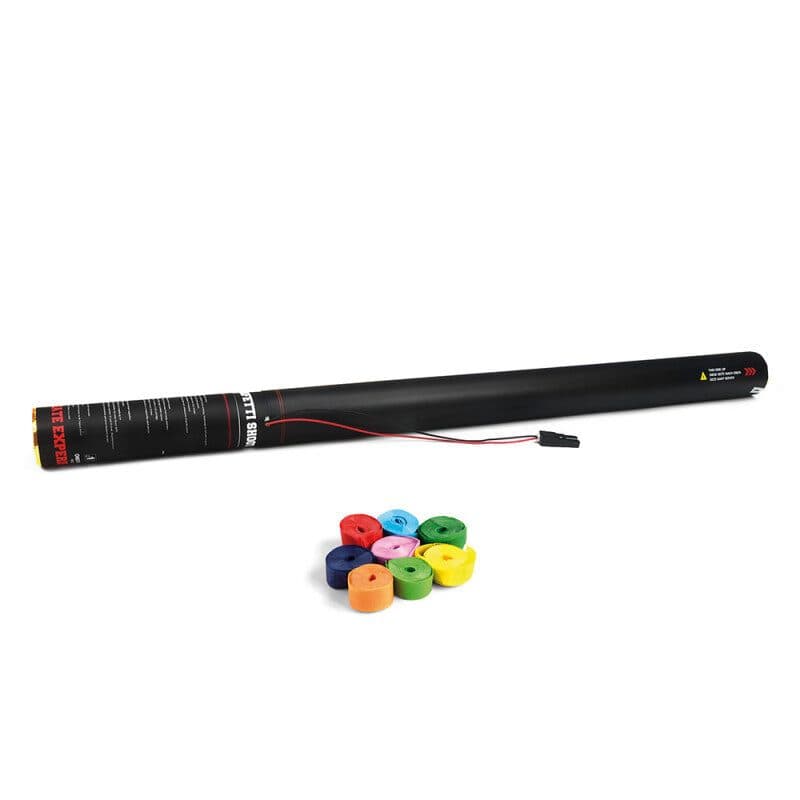 Cannone elettrico stelle filanti 80 cm multicolor - THE CONFETTI MAKER EFX-ESC03MC