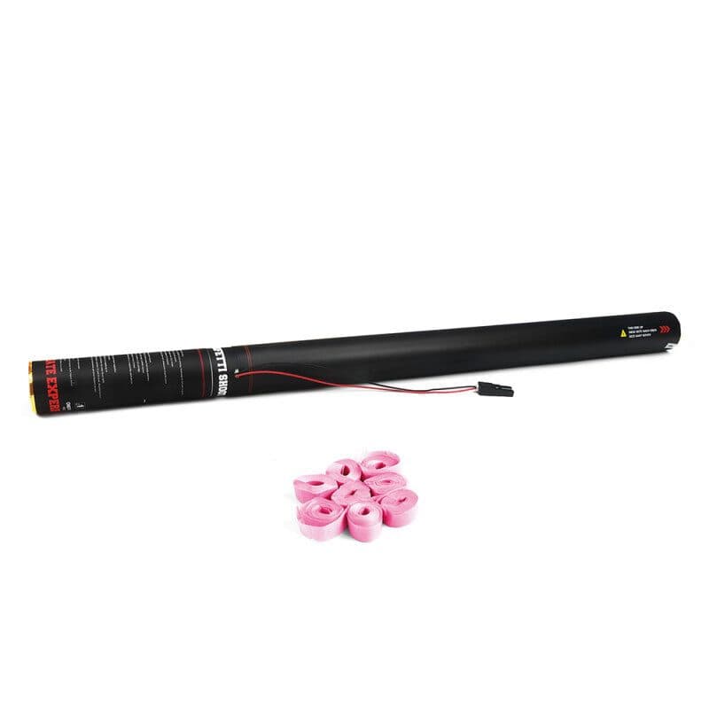 Cannone elettrico stelle filanti 80 cm rosa - THE CONFETTI MAKER EFX-ESC03PK