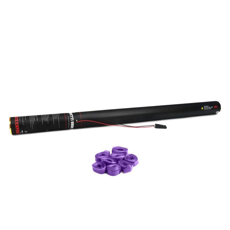 Cannone elettrico stelle filanti 80 cm viola - THE CONFETTI MAKER EFX-ESC03PR