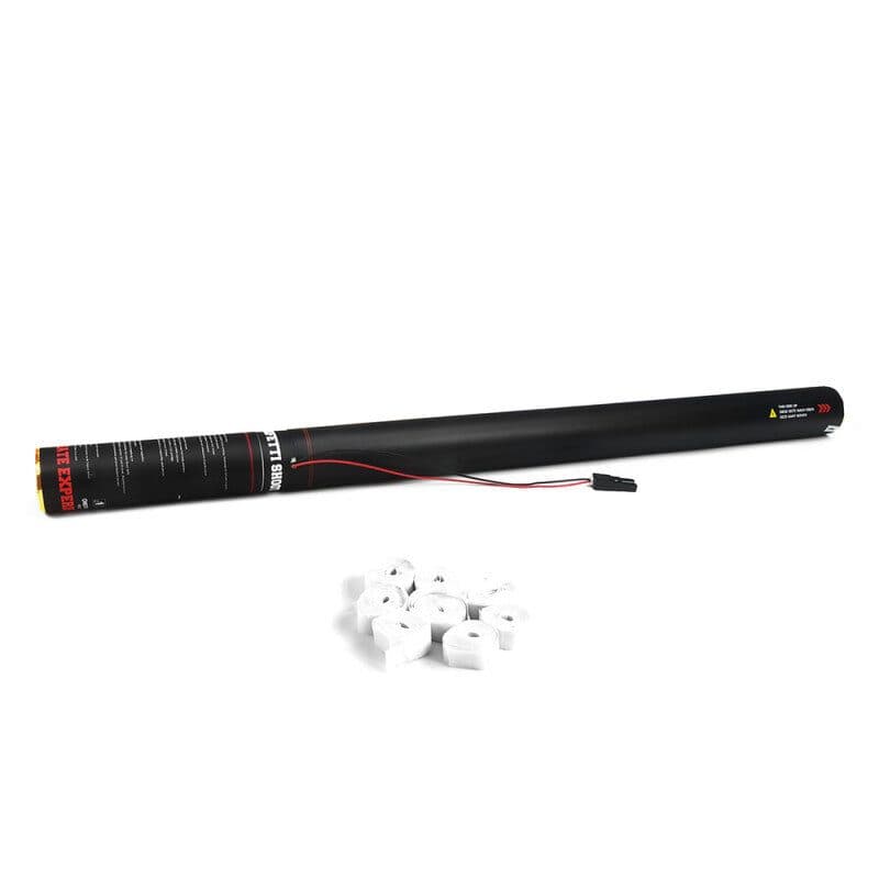 Cannone elettrico stelle filanti bianche 80cm - THE CONFETTI MAKER EFX-ESC03WH