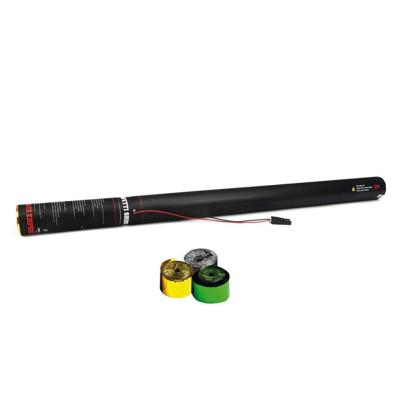 Cannone elettrico stelle filanti 80cm multicolor metallizzato - THE CONFETTI MAKER EFX-ESC04MC