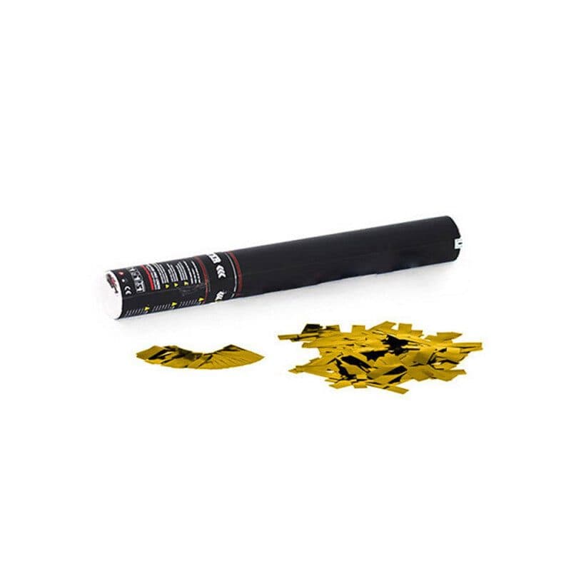 Manual confetti cannon 28cm metallic gold - THE CONFETTI MAKER EFX-HC01GLM