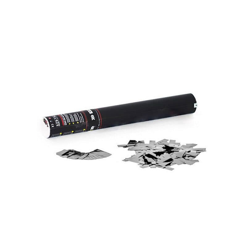 Manual 28cm metallic silver confetti cannon - THE CONFETTI MAKER EFX-HC01SLM