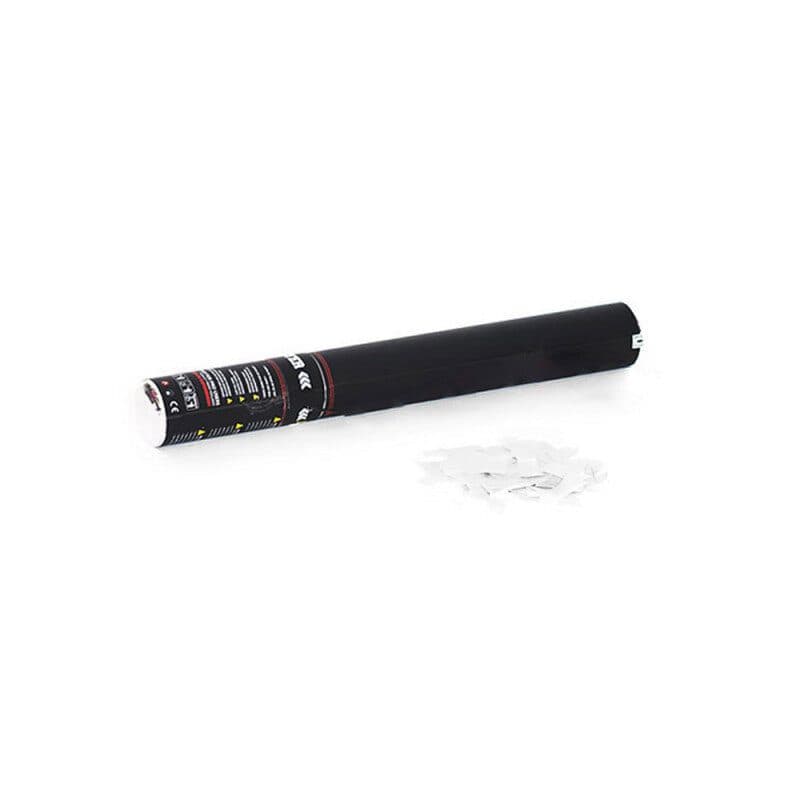 Manual confetti cannon 28cm white - THE CONFETTI MAKER EFX-HC01WH