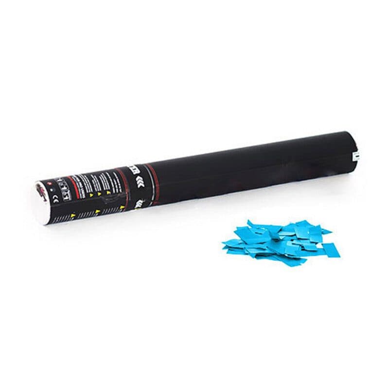 Cannone manuale coriandoli 50cm azzurro carta - THE CONFETTI MAKER EFX-HCC04LB