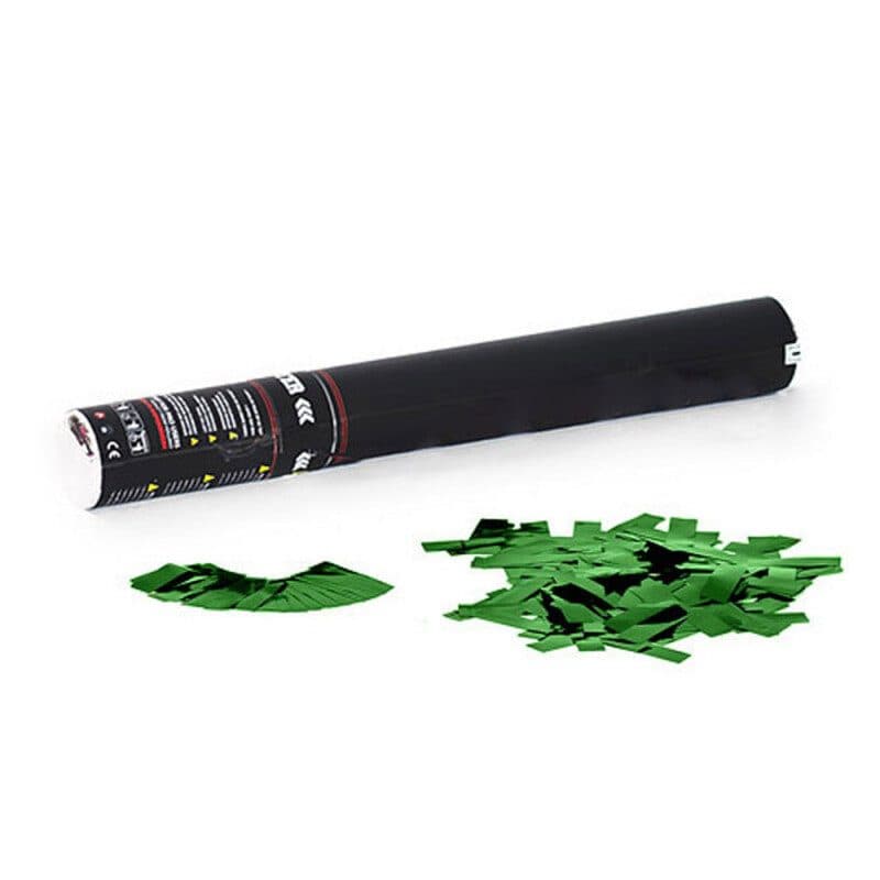 Cannone manuale coriandoli 50cm verde metallizzati - THE CONFETTI MAKER EFX-HCC05DG