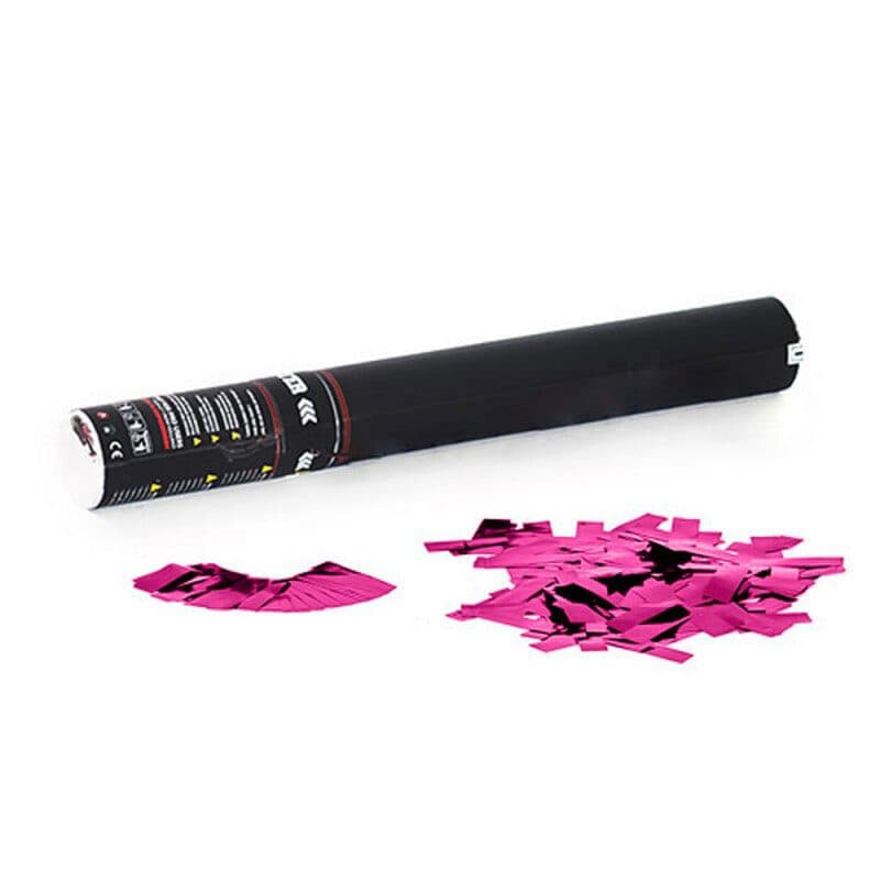 Cannone manuale coriandoli 50cm rosa metallizzati - THE CONFETTI MAKER EFX-HCC05PK