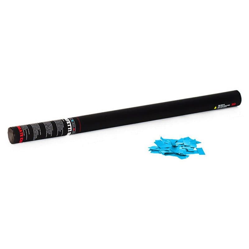 Manual confetti cannon 80 cm light blue - The Confetti Maker EFX-HCC07LB