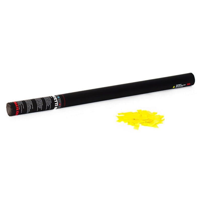 Manual confetti cannon 80 cm yellow - The Confetti Maker EFX-HCC07YL