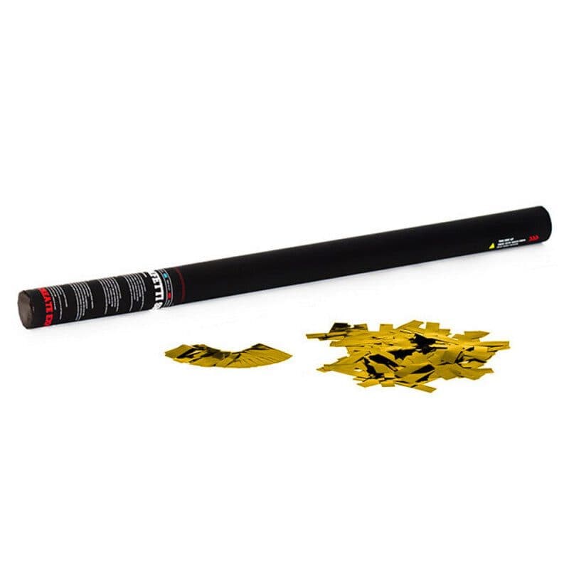 Manual confetti cannon 80cm metallized gold - THE CONFETTI MAKER EFX-HCC09GL