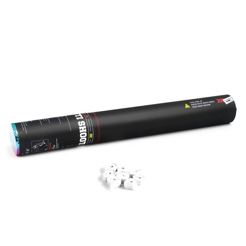 Cannone manuale stelle filanti 50 cm bianche carta - THE CONFETTI MAKER EFX-HS03WH