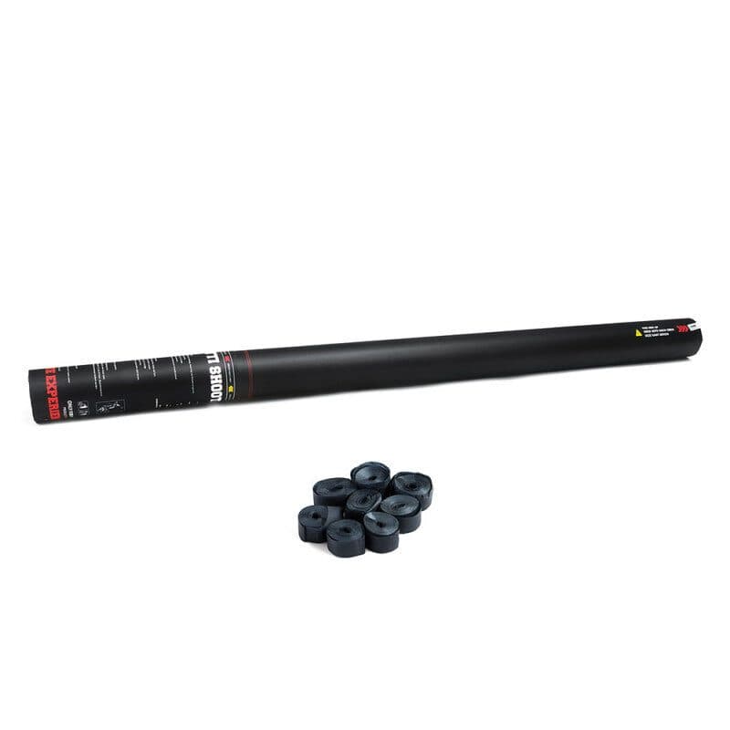 Cannone stelle filanti manuale 80cm nero - THE CONFETTI MAKER EFX-HSC04BL