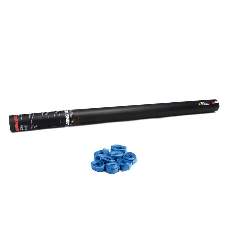 Cannone manuale 80 cm stelle filanti blu scuro - THE CONFETTI MAKER EFX-HSC04DB