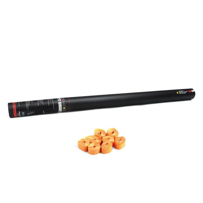 Cannone manuale 80 cm stelle filanti arancione - THE CONFETTI MAKER EFX-HSC04OR