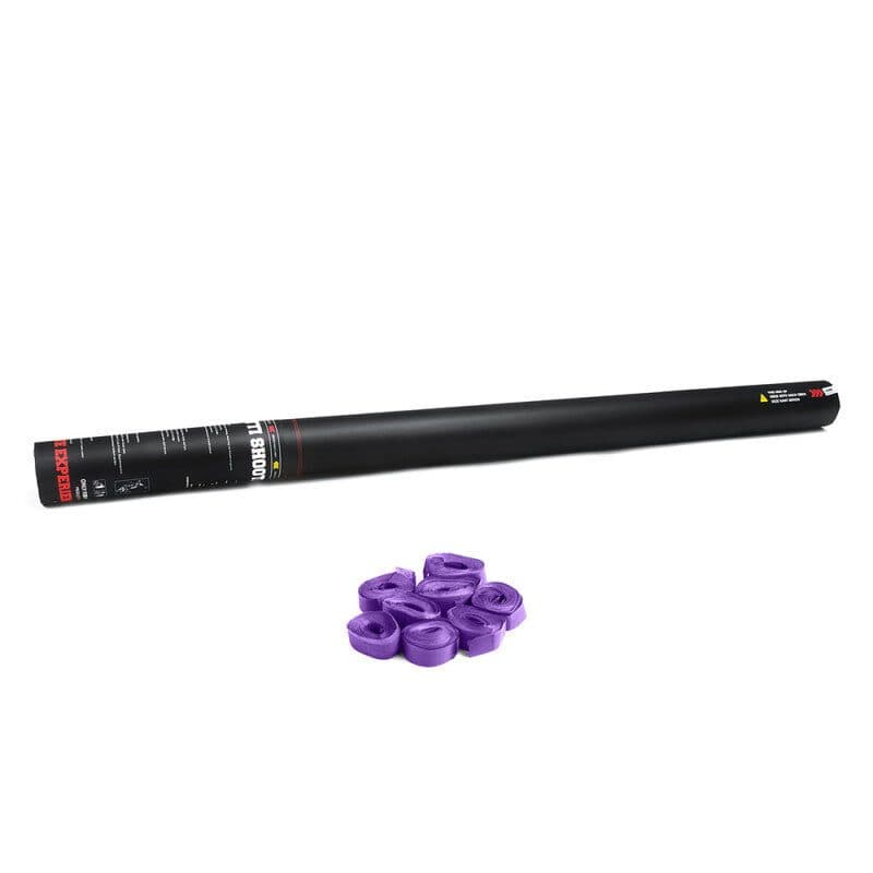 Cannone manuale 80 cm stelle filanti viola - THE CONFETTI MAKER EFX-HSC04PR